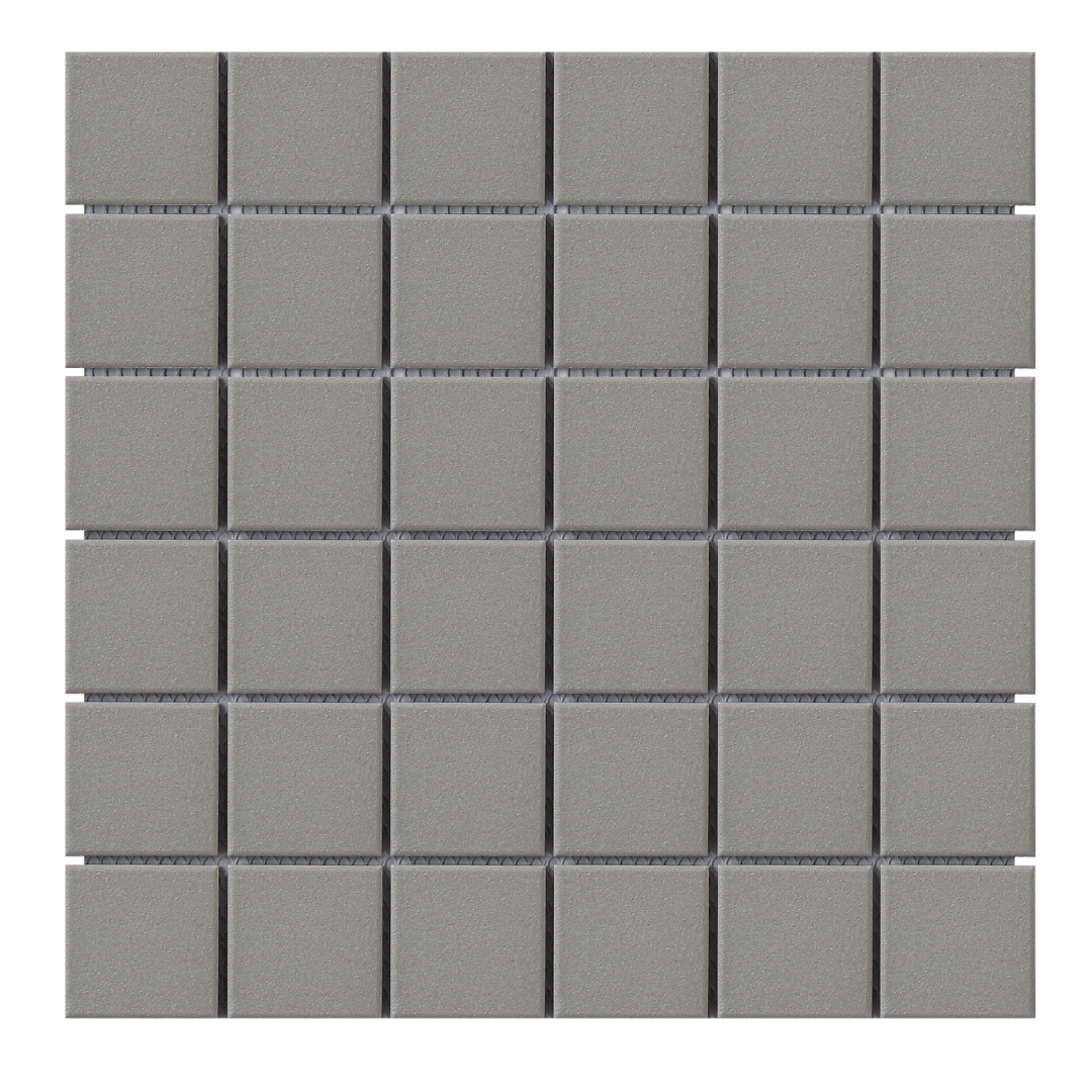 Global Stone Project Light Grey Full Bodied Mosaic 306x306mm Stiles Product Image